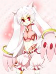  androgynous b-cat bloomers kyubey long_hair mahou_shoujo_madoka_magica personification pink_hair solo twintails underwear 