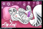  anthro big_breasts breasts clubstripes dildo female insertion lying mammal masturbation miu on_back penetration pillow pussy sex_toy skunk solo stars stripes vaginal vaginal_insertion vaginal_penetration zig_zag 