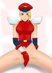  alternate_costume blonde_hair cammy_white capcom cover fighting highres malkior--x spread street_fighter video_game 