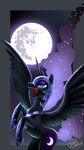  14-bis equine female feral fernando_faria friendship_is_magic horn mammal mare_in_the_moon moon my_little_pony nightmare_moon_(mlp) princess_luna_(mlp) solo unicorn winged_unicorn wings 