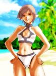  1girl female ico ico_(game) swimsuit water yorda 