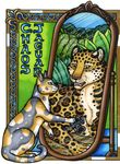  cat feline jaguar kalika kalika-tybera mirror 
