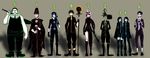  9 glasses human key movie nine numbers personification sword twins weapon 