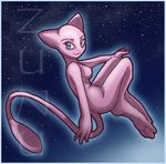  breasts female legendary_pok&#233;mon mew nintendo nude pok&#233;mon pok&#233;morph pok&eacute;mon solo video_games zunu zunu-raptor 