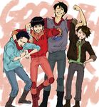  4boys akira kai_(akira) kaneda_shoutarou male male_focus multiple_boys pixiv shima_tetsuo shoutarou_kaneda yamagata 