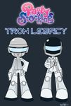  artist_request daft_punk guy-manuel_de_homem-christo helmet highres multiple_boys panty_&amp;_stocking_with_garterbelt parody style_parody thomas_bangalter tron tron:_legacy 