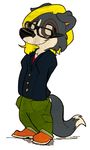  canine chamelon glasses male sly solo toon wolf 