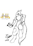  battle_fennec canine digimon female fox model_sheet renamon sketch solo work_in_progress 