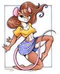  mammal midriff mouse rodent skirt solo xianjaguar 