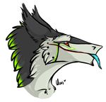  alpha_channel plain_background red_eyes sergal solo tongue transparent_background unknown_artist 