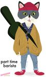  cat dyna_moe feline hipster hipster_animals male 