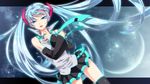  aqua_eyes aqua_hair detached_sleeves hatsune_miku highres jyuru long_hair necktie skirt solo thighhighs twintails very_long_hair vocaloid wallpaper zettai_ryouiki 