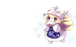  chibi snow touhou white yakumo_ran yume_shokunin 