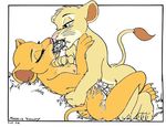  anthro disney dr_moreau feline female lion male nala rule_34 saliva straight the_lion_king 