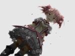  bubble_skirt dutch_angle jewelry kaname_madoka kneehighs magical_girl mahou_shoujo_madoka_magica pendant pink_hair short_hair short_twintails simple_background skirt solo tears twintails ujou_kazuki 