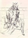  &hearts; 2009 bed cat chris_goodwin cunnilingus donkey equine feline female hooves lined_paper male oral oral_sex sex sketch tattoo 