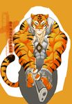  feline male mangapred muscles police tiger 