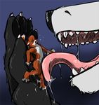  canine comic cum drool drooling eyes_closed fox gay licking macro male mammal maw_shot micro micro_on_macro micro_sexual_abuse mouth_shot oral orgasm penis saliva sex size_difference tears tongue 