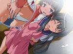  2girls apron blush breast_grab breasts fingering grabbing miyanose_yuu multiple_girls panties pussy_juice saten_ruiko to_aru_kagaku_no_railgun to_aru_majutsu_no_index uiharu_kazari underwear yuri 