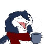  cup female john_(joandventure) rain_silves scarf sergal sir_double-faggot solo unknown_artist 