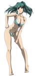  absurdres aqua_hair bra breasts brown_eyes cassie_lockheart cleavage freezing full_body highres large_breasts lingerie panties pantyshot solo transparent_background underwear underwear_only vector_trace 