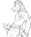  canine canine_penis cum knot male penis silver_fenrir sketch solo wolf 