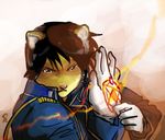  anime feline fullmetal_alchemist kiki-uma male roy_mustang solo 