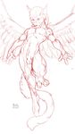  cat feline jeremy_mullins joeb male nude piercing sheath solo wings 