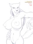  anthro big_breasts breasts canine female mammal nipples nude ultrafem video_games warcraft were werewolf worgen world_of_warcraft 