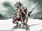  armor female lord_magicpants rain_silves sergal solo wallpaper weapon 