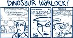  dinosaur human humor humour magic_user mammal nedroid plain_background scalie t-rex theropod tyrannosaurus_rex warlock webcomic what white_background wizard 