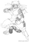  feline female ratcandy solo tiger warrior 