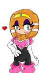  anthro cleavage clothed clothes_swap clothing female sega solo sonic_(series) tikal_the_echidna unknown_artist 