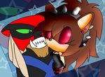  brak duo eyes_closed goth hedgehog kissing mammal piercing sega sonic_(series) sonic_the_hedgehog unknown_artist 