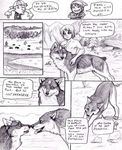  comic coop coop_(character) dialog dialogue greyscale mammal monochrome natsume natsumewolf oz rikku text wolf wolf's_rain wolf's_rain_next_generation wolfs_rain wolfs_rain_next_generation 