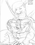  &hearts; dragon friend guro herm intersex licking male scalie sketch skunk tongue 