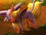  blue_eyes carry doggy_position espeon flareon from_behind pok&eacute;mon purple_eyes soara tail 