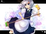  bad_id bad_pixiv_id blue_eyes izayoi_sakuya kusada_souta maid silver_hair solo touhou 