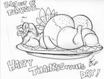  avian butt chubby fat female jaeh thanksgiving turkey 