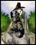 hat hendrick ironclaw kneeling male solo thief tracy_j_butler weasel 