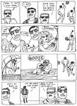  comic human humor humour kate_beaton mammal monochrome movie parody plain_background stupid volleyball webcomic what white_background 