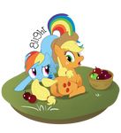  8li9ht applejack friendship_is_magic my_little_pony rainbow_dash 