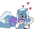  blush equine female feral friendship_is_magic horn licking mammal mirror my_little_pony plain_background pussy_juice saliva solo tongue trixie_(mlp) unicorn unknown_artist white_background 