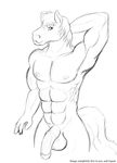 balls biceps big buff dom equine free hair horse invalid_tag lips long looking_at_viewer male mammal mane manly muscles nipples nude pecs pectorals penis plain_background unknown_artist white_background 