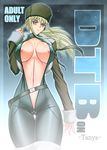  areola_slip areolae belt blonde_hair blue_eyes bodysuit breasts cameltoe center_opening cleavage cover cover_page covered_nipples darker_than_black doujinshi fur_trim hamon_ai hat jacket large_breasts long_hair narrow_waist navel night no_bra no_panties older open_clothes open_jacket outdoors shiny shiny_clothes shiny_skin skin_tight sky solo standing tanya_(darker_than_black) thick_thighs thigh_gap thighs turtleneck unzipped wide_hips zipper 