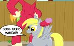  anthro_on_feral aural aural_penetration bestiality big_macintosh_(mlp) blonde_hair cock_goes_where cutie_mark derp derp_eyes derpy_hooves_(mlp) dialog doing_it_wrong duo ear_rape equine female feral friendship_is_magic fucked_silly fur glenn grey_fur hair horse horsecock humor hyper interspecies lilglenndoggy male mammal mindfuck my_little_pony open_mouth pegasus penis pony red_fur sex straight text what wings yellow_eyes 