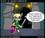  2003 anthro cat comic leo_(vg_cats) link scott_ramsoomair the_legend_of_zelda vgcats 