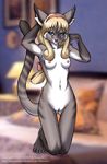  breasts cat dr_comet feline female hi_res nude pussy solo 