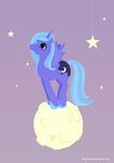  blue_hair boxdrink equine female feral friendship_is_magic hair horn horns horse mammal moon my_little_pony pony princess_luna_(mlp) solo space stars string winged_unicorn wings 