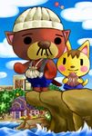  animal_crossing brown_hair doubutsu_no_mori katie nintendo pascal 